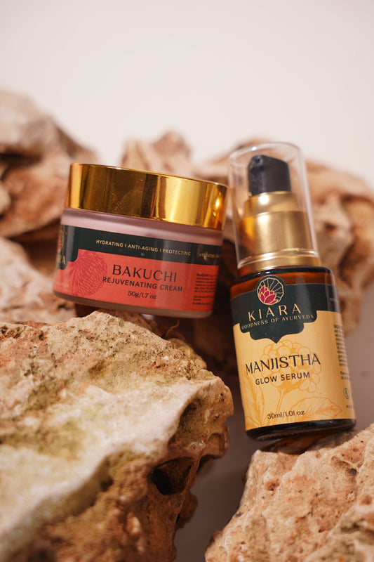 Ayurvedic Skin Ritual for Glow Using Bakuchi, Manjistha and Saffron